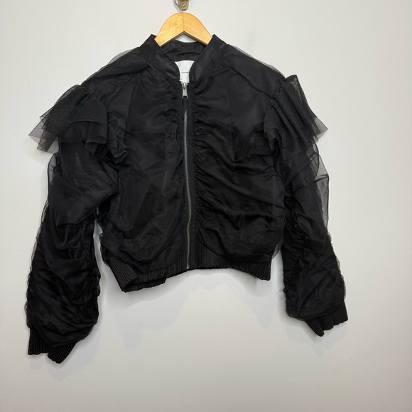 By Anthropologie Appliqué Bomber Jacket - Picture 6 of 14